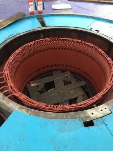 銀廠溝電站定子改造